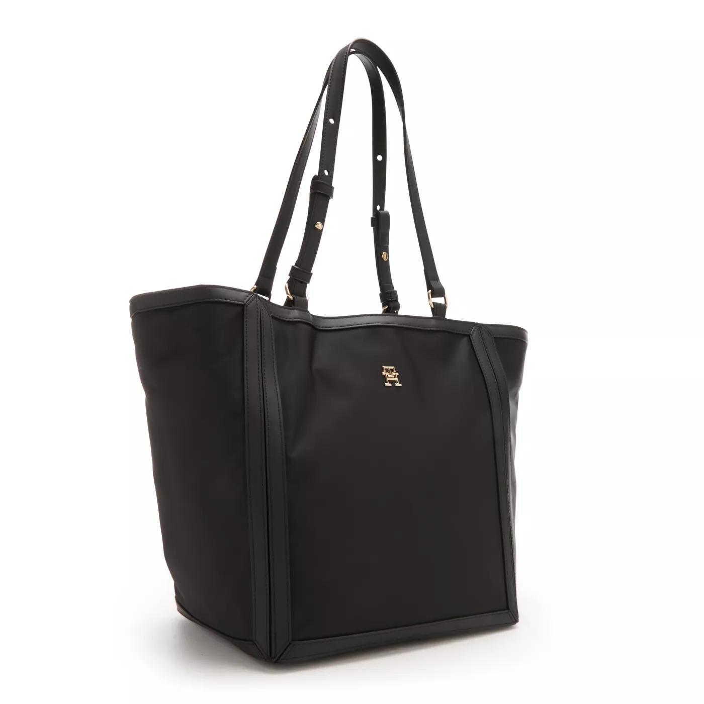 Tommy Hilfiger Shopper - Tommy Hilfiger Essential Schwarze Shopper AW0AW157 - Gr. unisize - in Schwarz - für Damen von Tommy Hilfiger