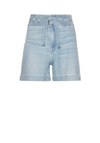 Tommy Hilfiger Short Bindegürtel Reisverschluss Logo Uni hellblau Größe W26 von Tommy Hilfiger