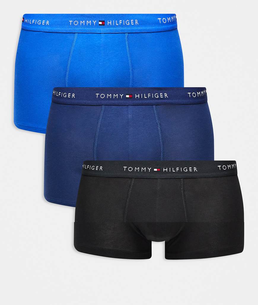 Tommy Hilfiger - Signature Essentials - 3er-Pack Unterhosen aus Baumwolle in Blautönen Tommy Hilfiger - Signature Essentials - 3er-Pack Unterhosen aus Baumwolle in Blautönen von Tommy Hilfiger