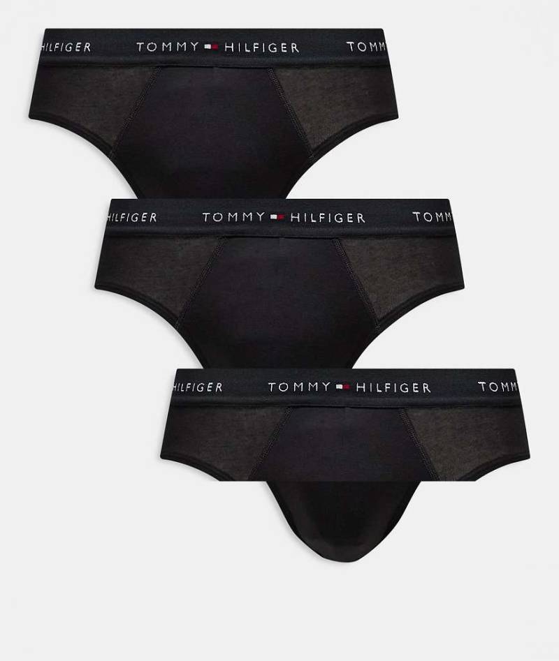 Tommy Hilfiger - Signature Essentials - 3er-Pack Unterhosen aus Baumwolle in Schwarz von Tommy Hilfiger