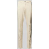 Tommy Hilfiger Slim Fit Chino mit Paspeltaschen Modell 'CHELSEA' in Offwhite, Größe 36/32 von Tommy Hilfiger