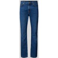 Tommy Hilfiger Slim Fit Jeans aus Viskose im 5-Pocket-Design Modell 'MERCER' in Jeansblau, Größe 38/32 von Tommy Hilfiger
