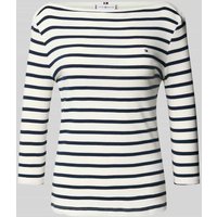 Tommy Hilfiger Slim Fit Langarmshirt aus reiner Baumwolle in Weiss, Größe L Tommy Hilfiger Slim Fit Langarmshirt aus reiner Baumwolle in Weiss, Größe L von Tommy Hilfiger