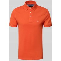 Tommy Hilfiger Slim Fit Poloshirt aus Baumwoll-Elasthan-Mix in Orange, Größe XXXL Tommy Hilfiger Slim Fit Poloshirt aus Baumwoll-Elasthan-Mix in Orange, Größe XXXL von Tommy Hilfiger