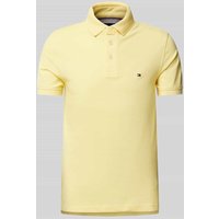 Tommy Hilfiger Slim Fit Poloshirt mit Logo-Stitching Modell '1985' in Gelb, Größe XXL von Tommy Hilfiger