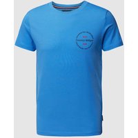 Tommy Hilfiger Slim Fit T-Shirt mit Rundhalsausschnitt in Aqua, Größe XXXL Tommy Hilfiger Slim Fit T-Shirt mit Rundhalsausschnitt in Aqua, Größe XXXL von Tommy Hilfiger