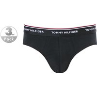 Tommy Hilfiger Herren Slips schwarz Baumwoll-Stretch von Tommy Hilfiger