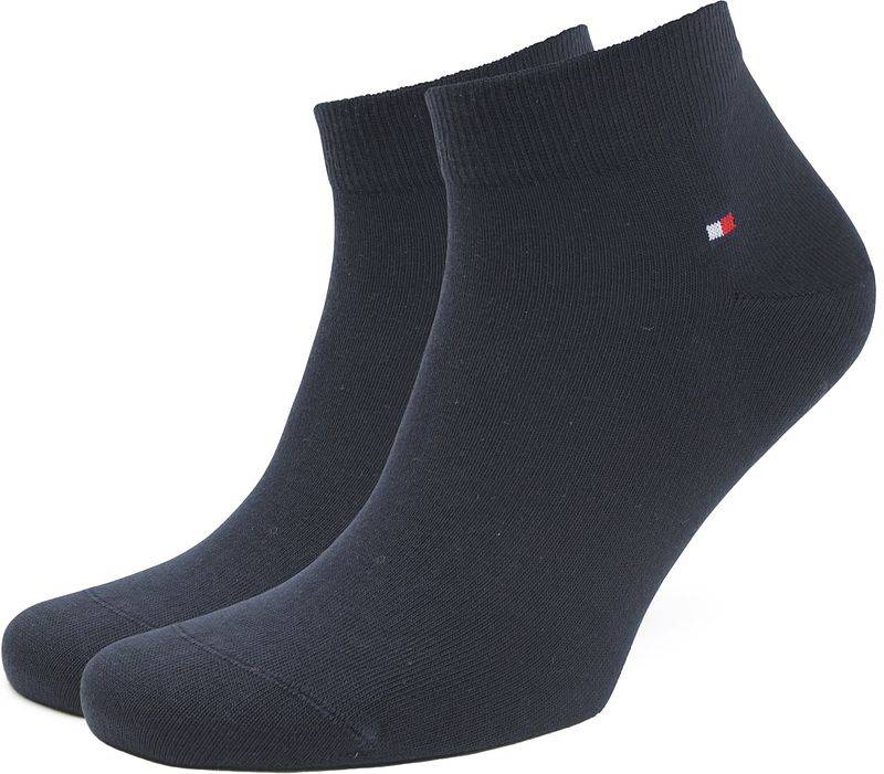 Tommy Hilfiger Sneaker Socken 2-Pack Navy - Größe 39-42 von Tommy Hilfiger