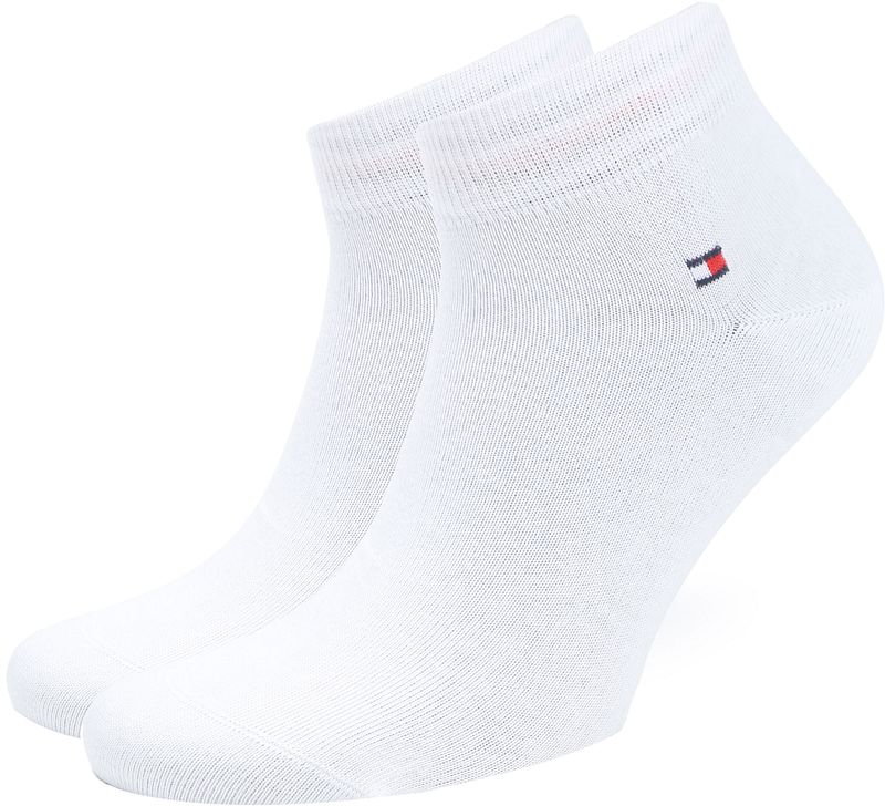 Tommy Hilfiger Sneaker Socken 2-Pack Weiß - Größe 39-42 von Tommy Hilfiger