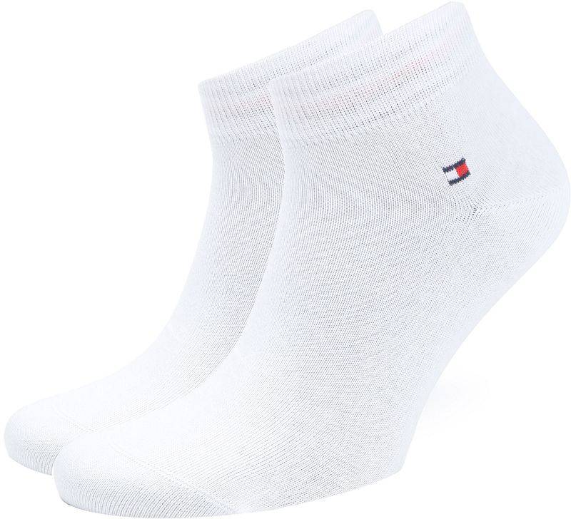 Tommy Hilfiger Sneaker Socken 2-Pack Weiß - Größe 43-46 von Tommy Hilfiger