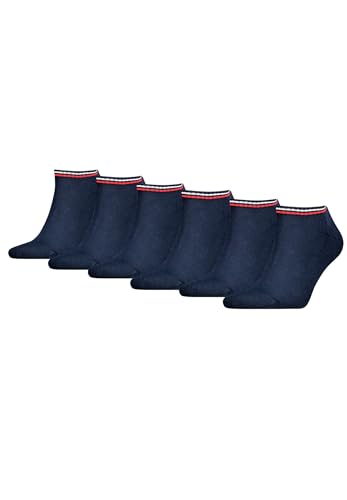 Tommy Hilfiger Sneaker Socken Herren & Damen Füsslinge 6-er Pack, Farbe:Dark Navy, Socken & Strümpfe:39-42 Tommy Hilfiger Sneaker Socken Herren & Damen Füsslinge 6-er Pack, Farbe:Dark Navy, Socken & Strümpfe:39-42 von Tommy Hilfiger