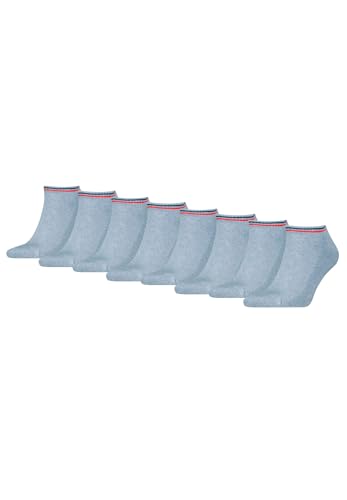 Tommy Hilfiger Sneaker Socken Herren & Damen Füsslinge 8-er Pack, Farbe:Light Blue Melange, Socken & Strümpfe:43-46 Tommy Hilfiger Sneaker Socken Herren & Damen Füsslinge 8-er Pack, Farbe:Light Blue Melange, Socken & Strümpfe:43-46 von Tommy Hilfiger