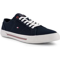 Tommy Hilfiger Herren Sneaker blau Textil von Tommy Hilfiger