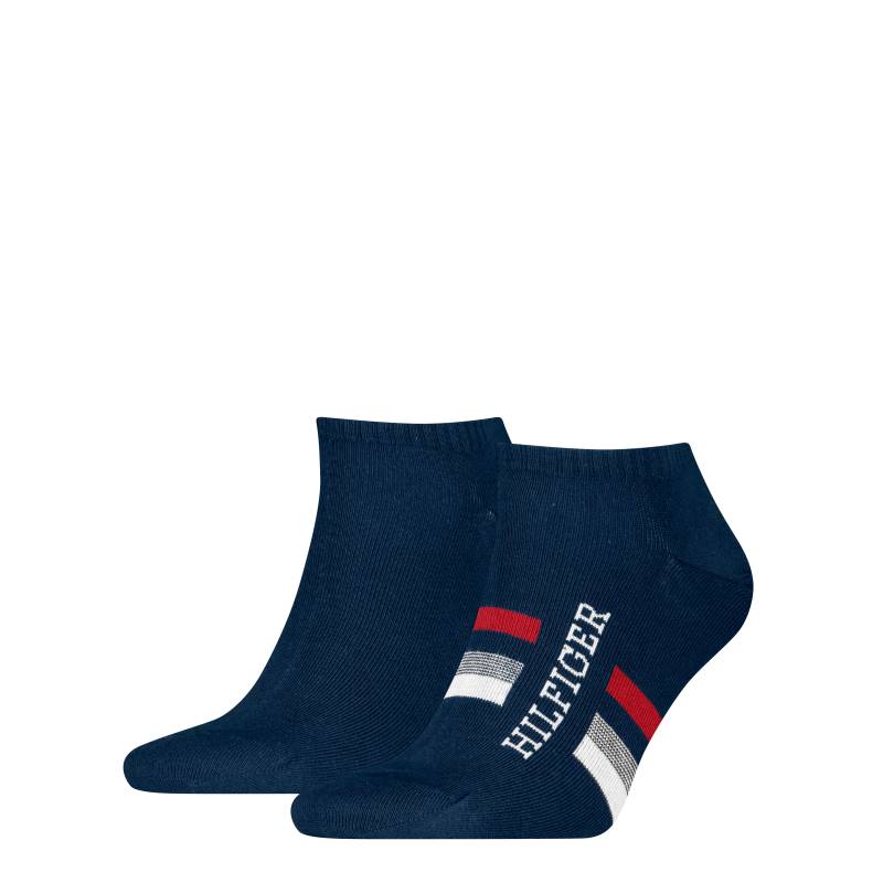 Tommy Hilfiger Sneakersocken "TH MEN SNEAKER 2P HILFIGER TAB" 2 Paar, Atmungsaktiv, Markenlogo von Tommy Hilfiger