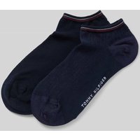 Tommy Hilfiger Sneakersocken mit Label-Print im 2er-Pack in Dunkelblau, Größe 39-42 Tommy Hilfiger Sneakersocken mit Label-Print im 2er-Pack in Dunkelblau, Größe 39-42 von Tommy Hilfiger