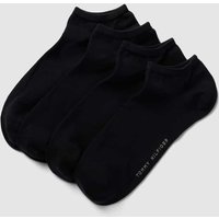 Tommy Hilfiger Sneakersocken mit Rippenbündchen im 4er-Pack in Black, Größe 39-42 Tommy Hilfiger Sneakersocken mit Rippenbündchen im 4er-Pack in Black, Größe 39-42 von Tommy Hilfiger