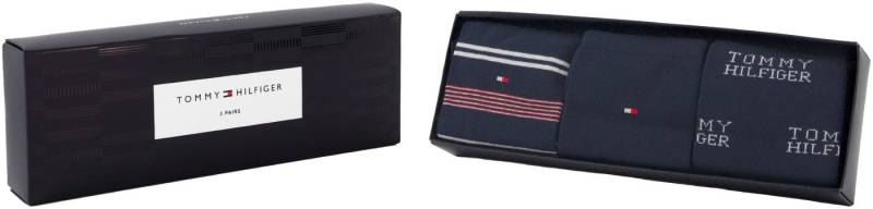 Tommy Hilfiger Socken (3-Paar) mit auffälliger Musterung, Geschenkbox von Tommy Hilfiger