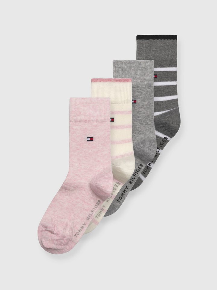 Tommy Hilfiger Socken TH KIDS SOCK 4P BRETON STRIPE ECOM (4 Paar) von Tommy Hilfiger
