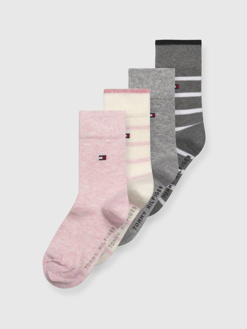 Tommy Hilfiger Socken "TH KIDS SOCK 4P BRETON STRIPE ECOM" 4 Paar von Tommy Hilfiger