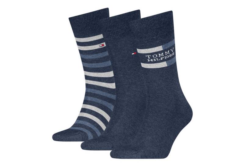 Tommy Hilfiger Socken TH MEN SOCK 3P GIFTBOX TOMMY STRIPE (3 Paar) von Tommy Hilfiger