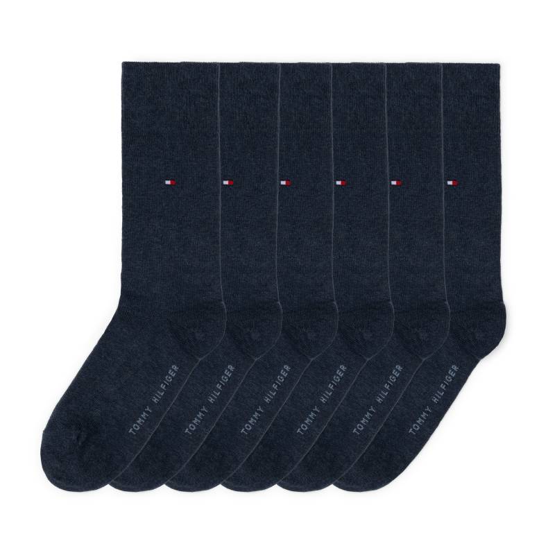 Tommy Hilfiger Socken "TH MEN SOCK 6P ECOM" Packung, 6 Paar, 6 Paar tlg. Gekämmte Baumwolle, atmungsaktiv, druckfreier Bund von Tommy Hilfiger