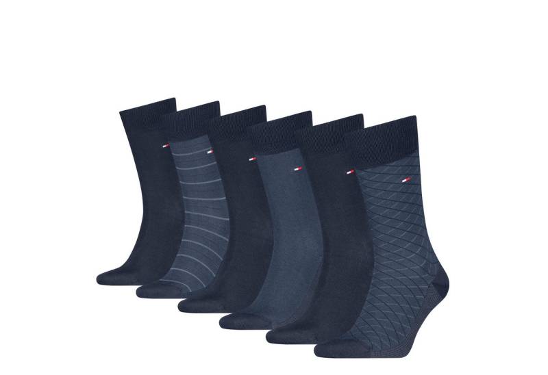Tommy Hilfiger Socken TH MEN SOCK 6P TIN GIFTBOX BIRDEYE (6er Pack) von Tommy Hilfiger