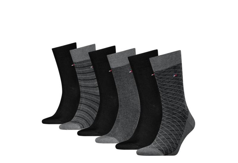 Tommy Hilfiger Socken TH MEN SOCK 6P TIN GIFTBOX BIRDEYE (6er Pack) von Tommy Hilfiger