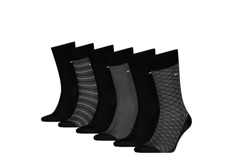 Tommy Hilfiger Socken TH MEN SOCK 6P TIN GIFTBOX BIRDEYE (6er Pack) von Tommy Hilfiger