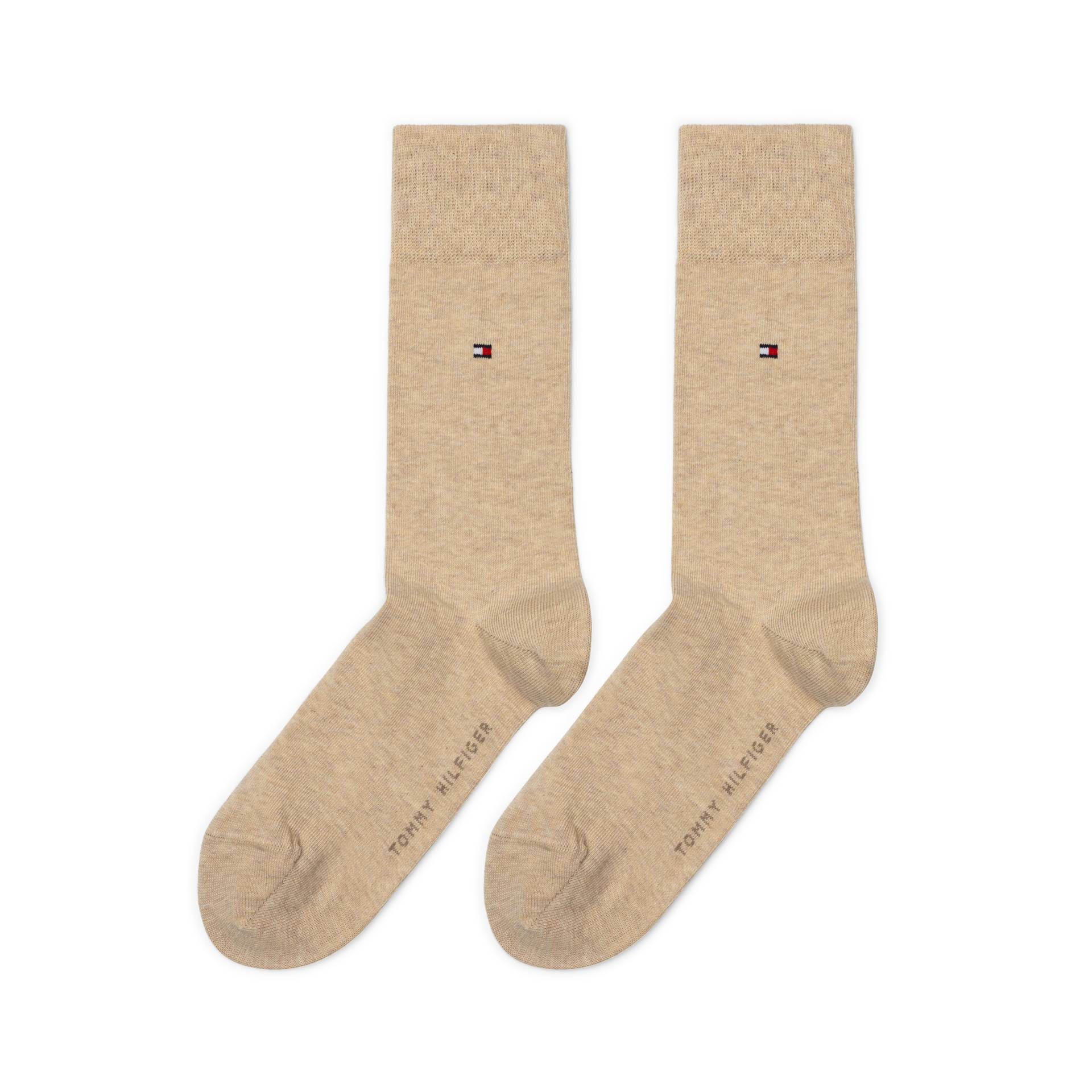 Tommy Hilfiger Socken "TH MEN SOCK CLASSIC 2P", (2 Paar), Mit eingestricktem Flag-Logo von Tommy Hilfiger
