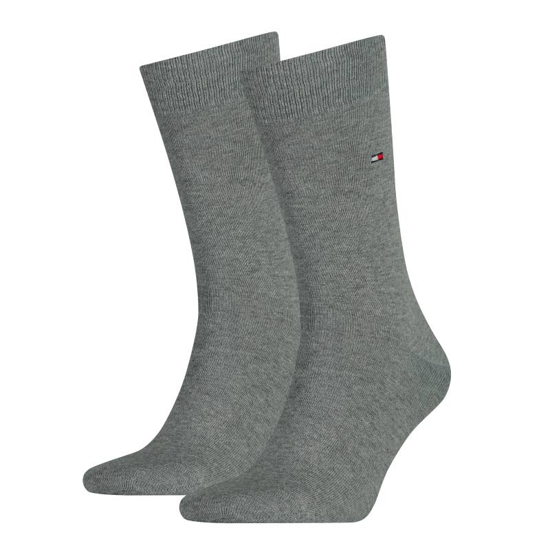 Tommy Hilfiger Socken "TH MEN SOCK CLASSIC 2P" 2 Paar, Mit eingestricktem Flag-Logo von Tommy Hilfiger