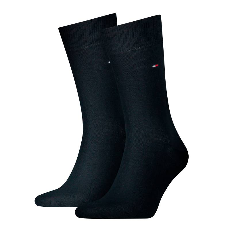 Tommy Hilfiger Socken "TH MEN SOCK CLASSIC 2P" 2 Paar, Mit eingestricktem Flag-Logo von Tommy Hilfiger