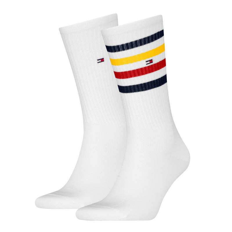 Tommy Hilfiger Socken "TH MEN SPORT SOCK 2P STRIPE", (2 Paar), mit farbenfrohen Streifendetails von Tommy Hilfiger