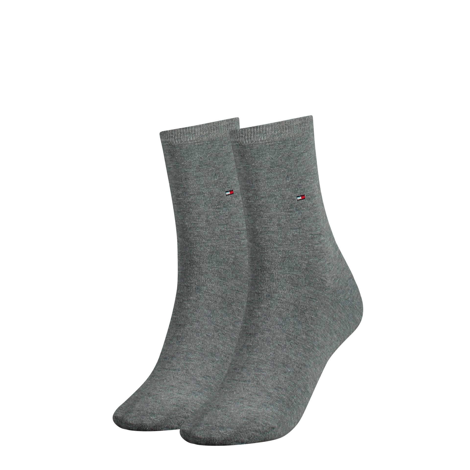 Tommy Hilfiger Socken "TH WOMEN SOCK CASUAL 2P", (2 Paar, 2 Paar), mit flacher Zehennaht von Tommy Hilfiger