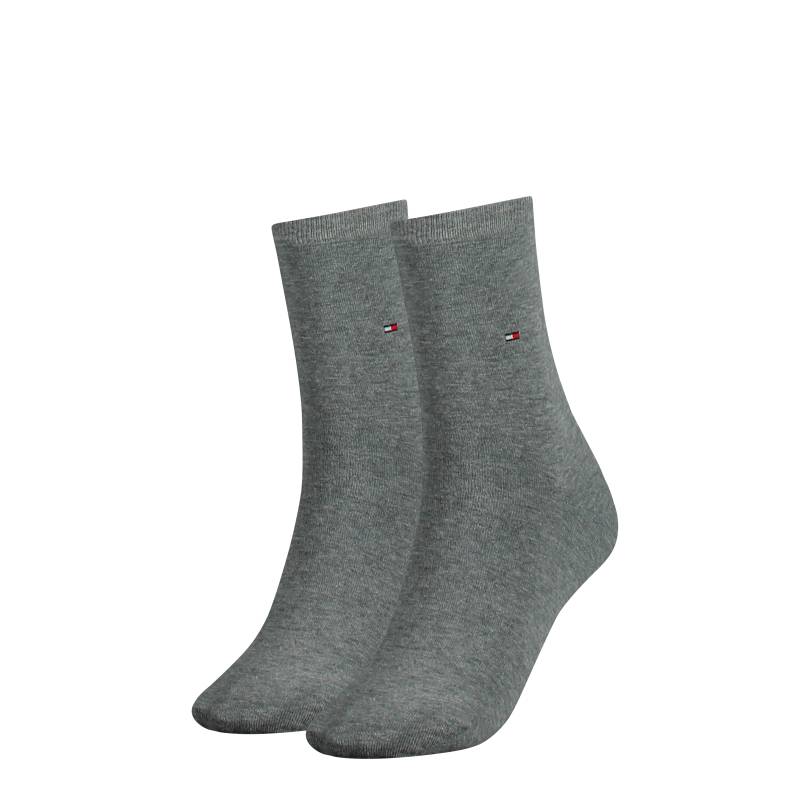 Tommy Hilfiger Socken "TH WOMEN SOCK CASUAL 2P" 2 Paar, 2 Stk. tlg. mit flacher Zehennaht von Tommy Hilfiger
