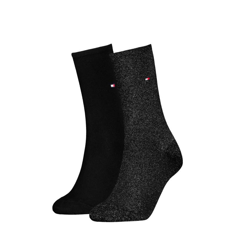 Tommy Hilfiger Socken "TH WOMEN SOCK CASUAL 2P" 2 Paar, 2 Stk. tlg. mit flacher Zehennaht von Tommy Hilfiger