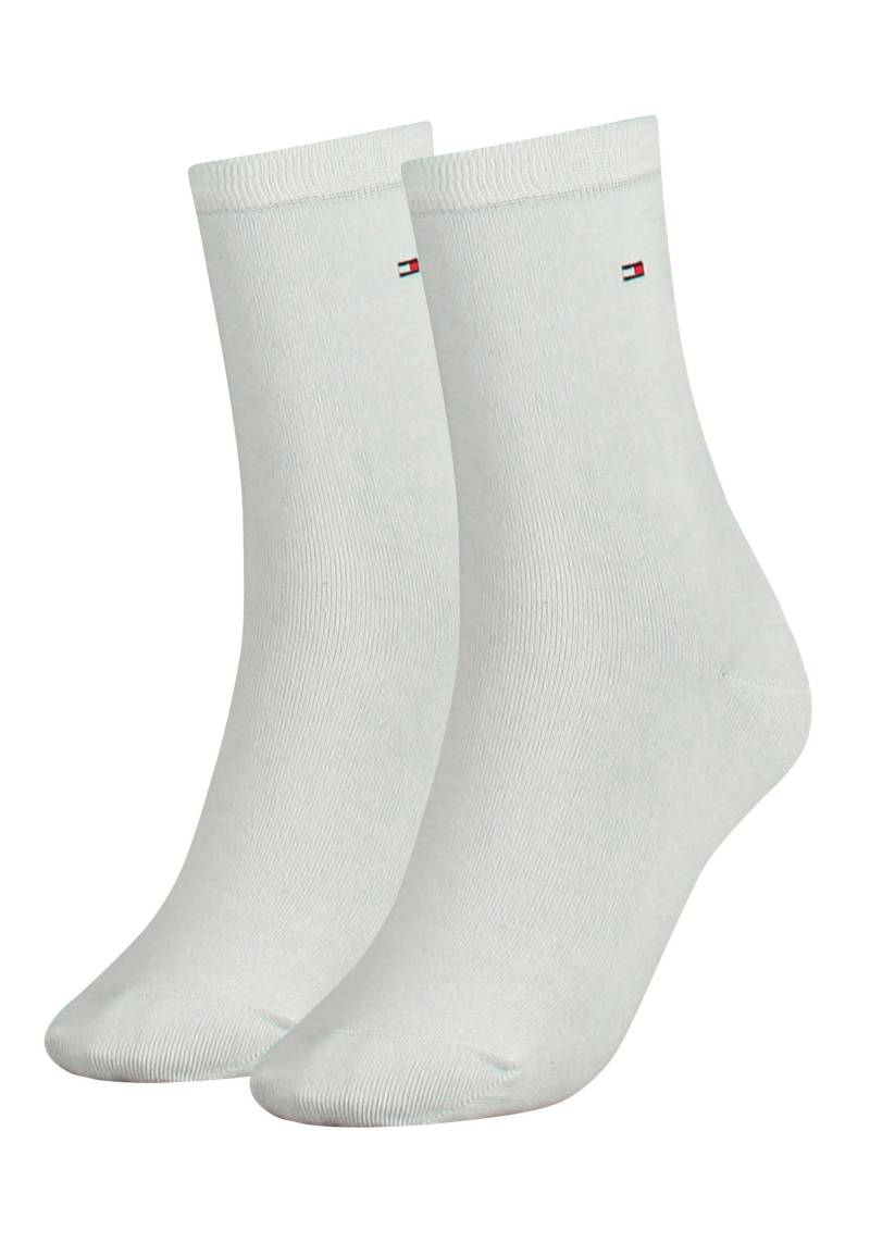 Tommy Hilfiger Socken "TH WOMEN SOCK CASUAL 2P" 2 Paar, 2 Stk. tlg. mit flacher Zehennaht von Tommy Hilfiger