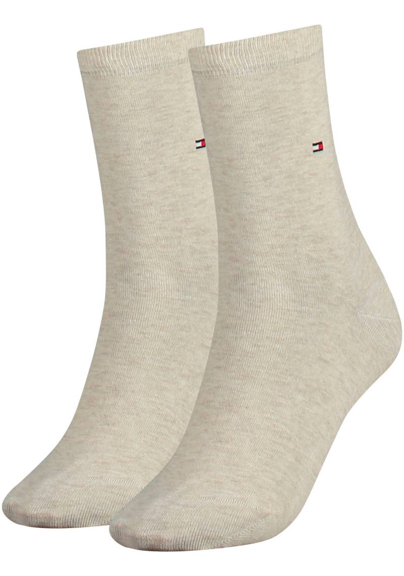 Tommy Hilfiger Socken "TH WOMEN SOCK CASUAL 2P" 2 Paar, 2 Paar tlg. mit flacher Zehennaht von Tommy Hilfiger
