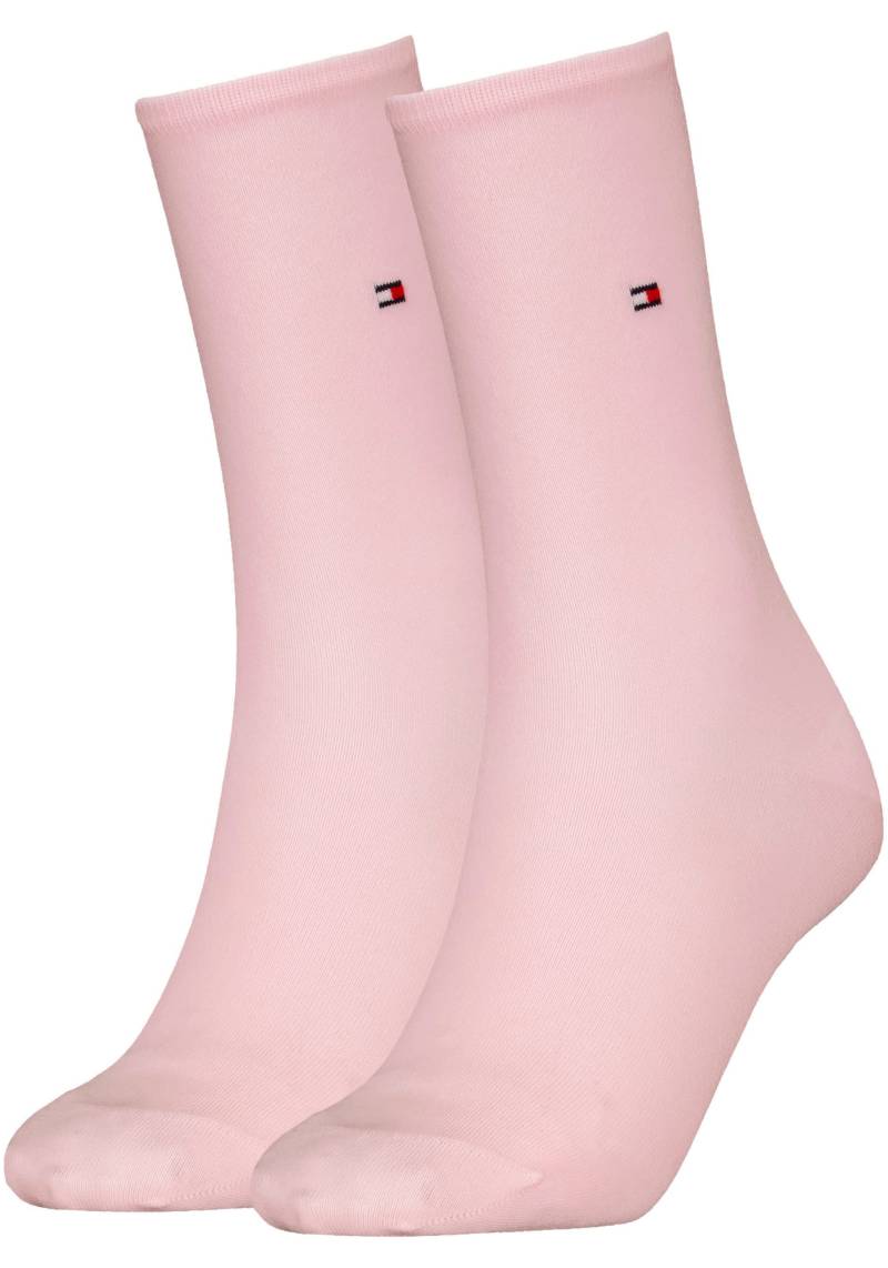 Tommy Hilfiger Socken "TH WOMEN SOCK CASUAL 2P" 2 Paar, 2 Paar tlg. mit flacher Zehennaht von Tommy Hilfiger