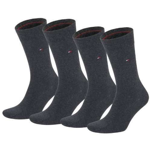 Tommy Hilfiger Socken Classic, Anthracite, 47-49 - 4er Pack/Paar von Tommy Hilfiger