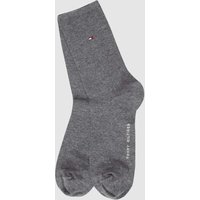 Tommy Hilfiger Socken im 2er-Pack in Mittelgrau Melange, Größe 35/38 von Tommy Hilfiger