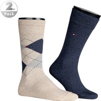 Tommy Hilfiger Herren Socken beige Baumwolle unifarben von Tommy Hilfiger