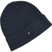 Tommy Hilfiger Softe Mütze mit Kaschmiranteil und Logo-Stickerei von Tommy Hilfiger
