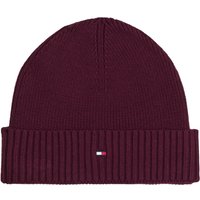 Tommy Hilfiger Softe Mütze mit Kaschmiranteil und Logo-Stickerei von Tommy Hilfiger