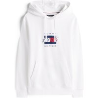 Tommy Hilfiger Softer Hoodie aus Baumwolle mit Logo-Flag auf der Brust in L von Tommy Hilfiger