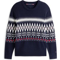 Tommy Hilfiger Softer Pullover mit Norwegermuster aus einem Wollmix in XXL von Tommy Hilfiger