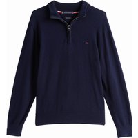 Tommy Hilfiger Softer Troyer mit Kaschmir und kleiner Logo-Stickerei in S von Tommy Hilfiger