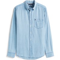 Tommy Hilfiger Softes Flanellhemd mit Logo-Aufnäher, Regular Fit in XXL von Tommy Hilfiger