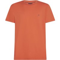 Tommy Hilfiger Softes T-Shirt mit kleiner Logo-Stickerei, Regular Fit in L von Tommy Hilfiger