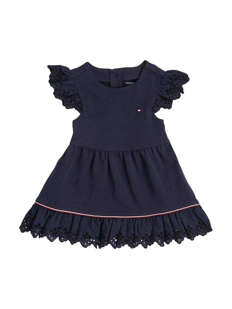 Tommy Hilfiger Sommerkleid "BRODERIE ANGLAISE DRESS SS" Ohne Taschen mit Logo-Kontrastband, mit Logostickerei Tommy Hilfiger Sommerkleid "BRODERIE ANGLAISE DRESS SS" Ohne Taschen mit Logo-Kontrastband, mit Logostickerei von Tommy Hilfiger