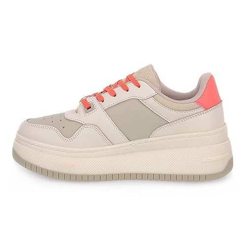 Tommy Hilfiger Damen Sneaker Offwhite (20) 40EU von Tommy Hilfiger